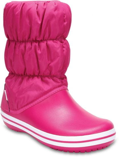 Crocs ženski škornji Winter Puff Boot, roza