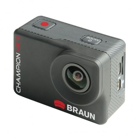 Braun športna kamera Champion 4K II 57670 - odprta embalaža