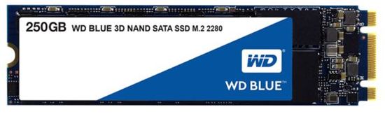 Western Digital SSD disk SATA 3 250GB BLUE 3D NAND M.2 2280 (WDS250G2B0B) - odprta embalaža