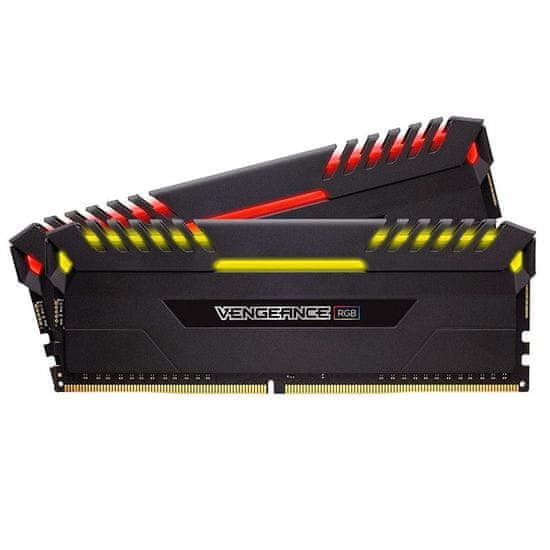 Corsair pomnilnik Vengeance RGB 32GB (2x16GB), 3200MHz, DDR4, RGB LED (CMR32GX4M2C3200C16)