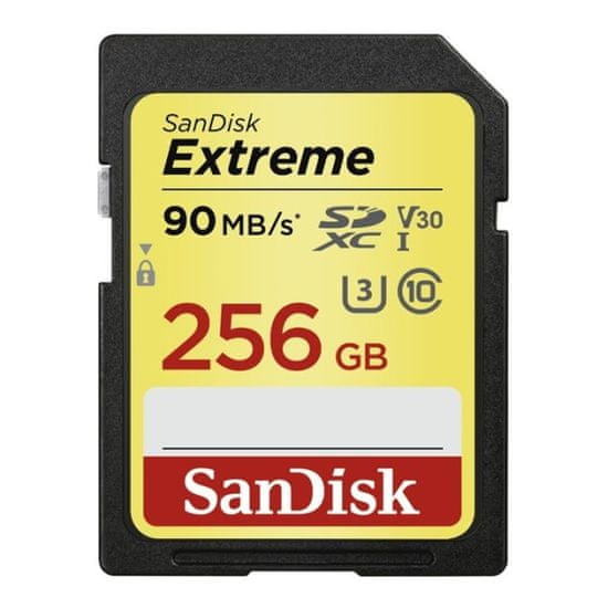 SanDisk spominska kartica SDXC Extreme 256GB (SDSDXVF-256G-GNCIN)