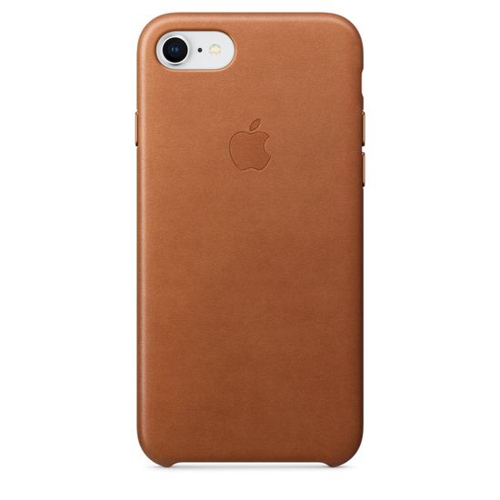 Apple usnjeni ovitek iPhone 8/7/SE 2020 Leather Case - Saddle Brown