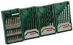 Bosch komplet svedrov in vijačnih nastavkov Mini-X-Line Multipack 3+1 (2607017071)