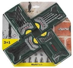 Bosch komplet svedrov in vijačnih nastavkov Mini-X-Line Multipack 3+1 (2607017071)