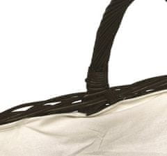 Lienbacher Ovalna pletena košara za les, temna