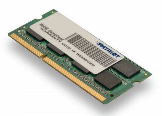 Patriot pomnilnik 4GB DDR3 1600MHZ SODIMM 1,35V (PSD34G1600L2S)