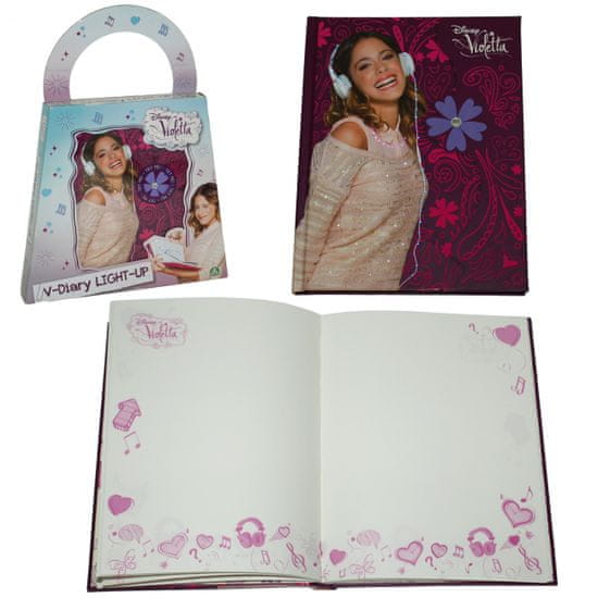 Disney Violetta dnevnik s svetlobnimi efekti