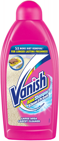 Vanish šampon za ročno čiščenje preprog Clean&Fresh, 500 ml - Odprta embalaža