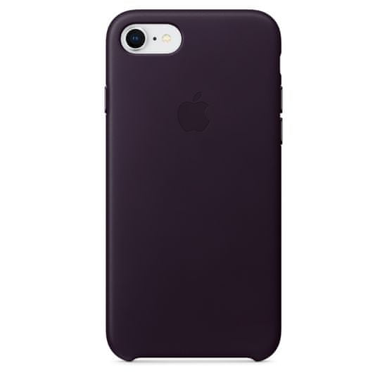 Apple usnjeni ovitek iPhone 8/7 Leather Case - Dark Aubergine
