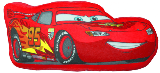 CTI 3D vzglavnik Blisk McQueen Cars, 38 cm