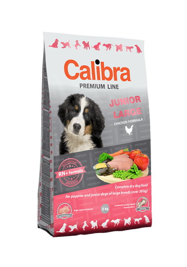 Calibra Premium Line Junior Large hrana za pasje mladiče velikih pasem, 3 kg