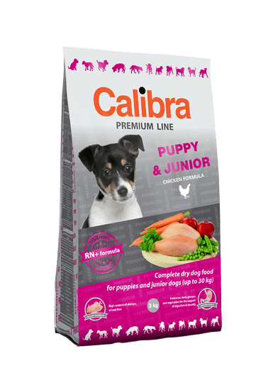 Calibra Premium Puppy & Junior hrana za pasje mladiče, 3 kg