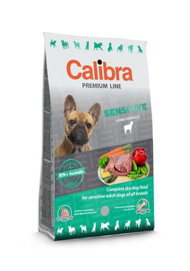 Calibra Premium Line Sensitive hrana za odrasle pse vseh pasem, jagnje, 12 kg