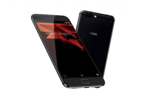 NOA GSM telefon Element H10LE, črn + NOA Premium Care garancija
