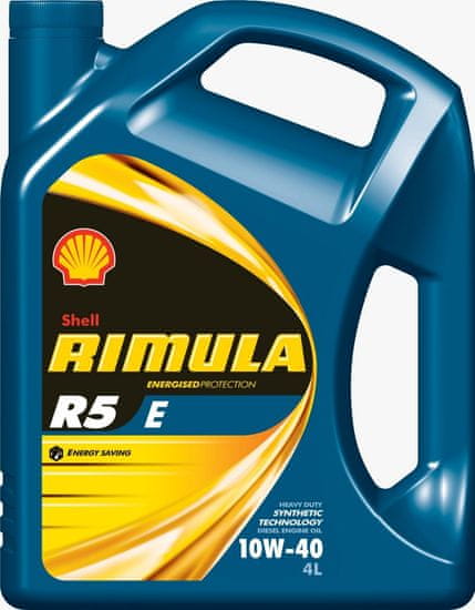Shell avtomobilsko olje Rimula R5E, 10W40, 4 l