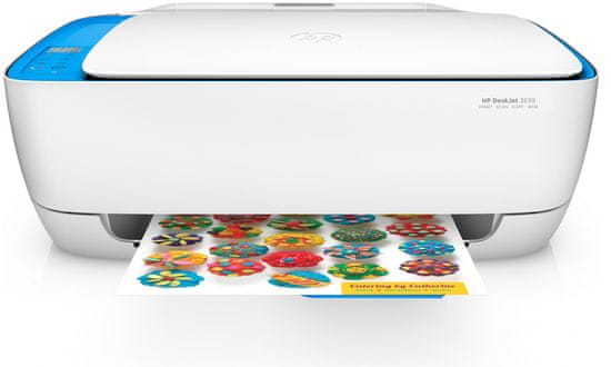 HP večfunkcijska naprava DeskJet 3639 All-in-One (YF5S43B), belo-moder