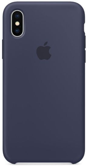 Apple silikonski ovitek Silicone Case za Apple iPhone X, temno moder