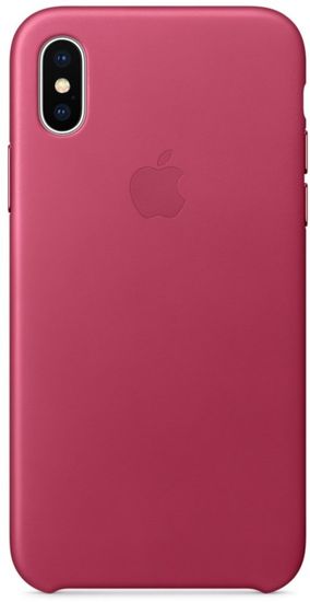 Apple usnjen ovitek Leather Case za Apple iPhone X, roza