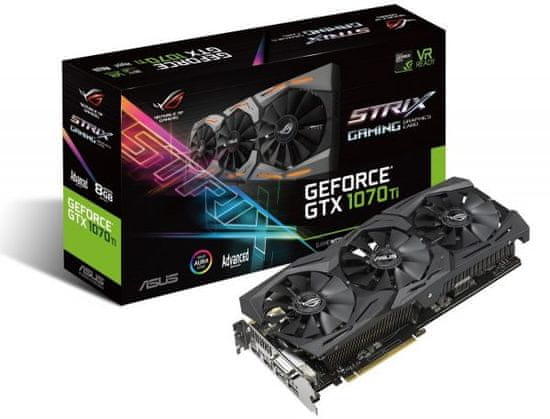 ASUS grafična kartica ROG Strix GeForce GTX1070 Ti OC 8GB GDDR5