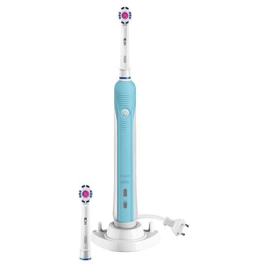 Oral-B električna zobna ščetka PRO 770 3D White, set