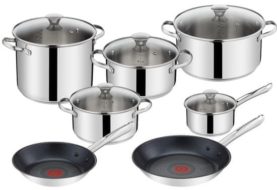 Tefal komplet posode Elementary H055SC74, 12 kosov