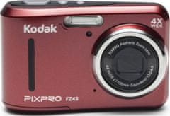 Kodak FZ43 digitalni fotoaparat, rdeč