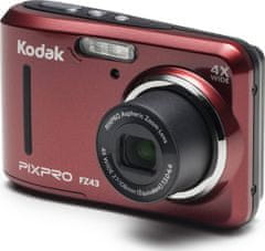 Kodak FZ43 digitalni fotoaparat, rdeč