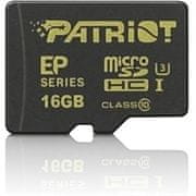Patriot spominska kartica microSDHC, 16 GB, Class 10, UHS-I U3