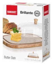 Banquet posoda za maslo BRILLANTE, 17,4 x 12,4 x 6,2 cm