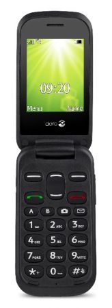 Doro GSM telefon 2404, črn