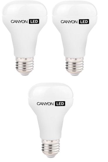 Canyon LED žarnica R63, E27, 6 W, naravna bela (R63E27FR6W230VN), trojno pakiranje