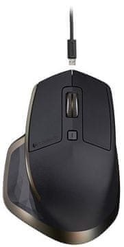 Logitech MX Master brezžična DarkField laserska miška, Unifying