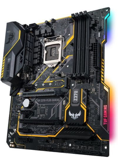 ASUS osnovna plošča MB TUF Z370-PLUS Gaming, LGA 1151, DDR4, ATX