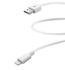 CellularLine kabel USB v Lightning, 60 cm, bel