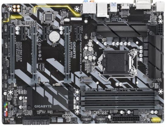 Gigabyte matična plošča GA-Z370-HD3, DDR4, SATA3, USB3.1Gen1, HDMI, LGA1151 ATX