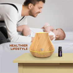 TaoTronics oljni difuzor TT-AD004, svetli les