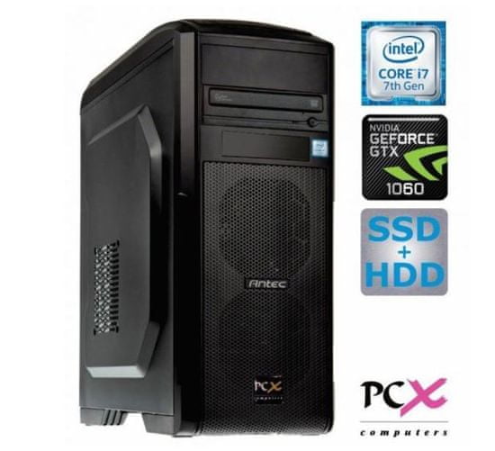 PCX namizni računalnik Extian Gaming A5 i7-7700/16GB/SSD512GB+HDD2TB/GTX1060/FreeDOS