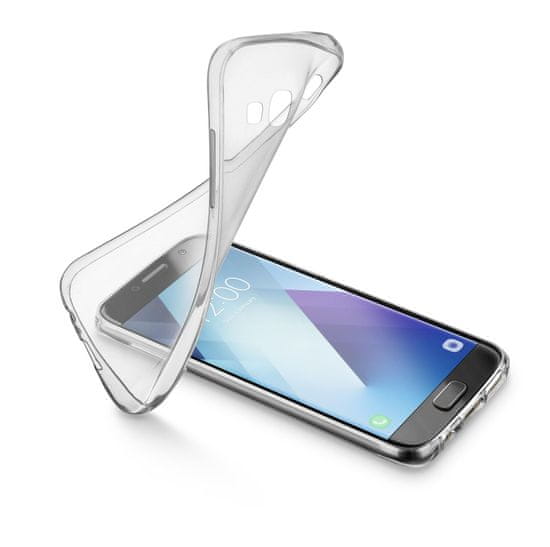 CellularLine SOFT gumijast ovitek za Samsung Galaxy A3 (2017), prozoren
