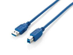 kabel USB 3.0 A v B, 1m, moder