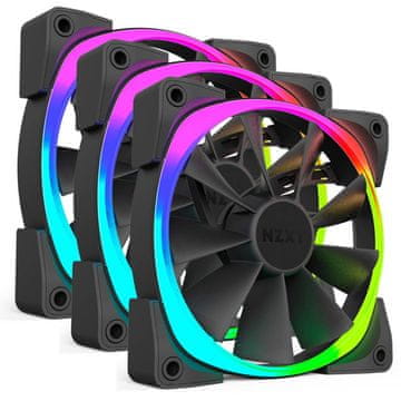 NZXT LED RGB triple pack 140 mm ventilator Aer RGB (RF-AR140-T1)