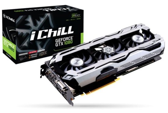 inno3D grafična kartica GeForce iChill GTX 1080 X3 8GB GDDR5X