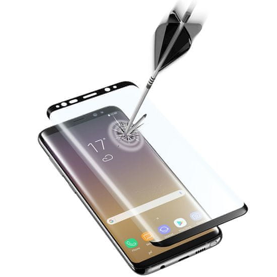 CellularLine zaščitno steklo za Samsung Galaxy Note 8, črno