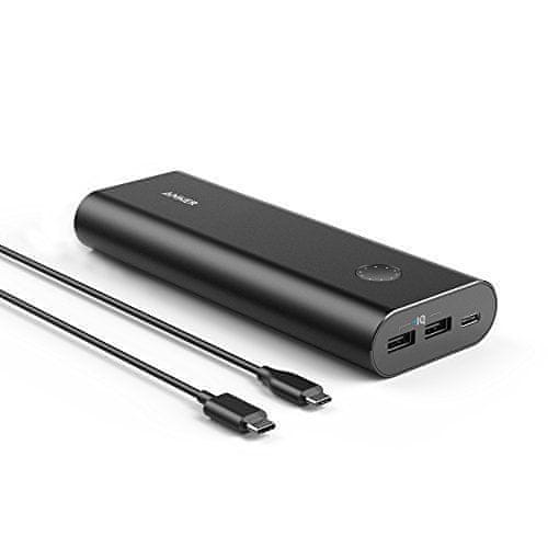 Anker prenosna baterija PowerCore+ 20100 mAh, USB-C, črna