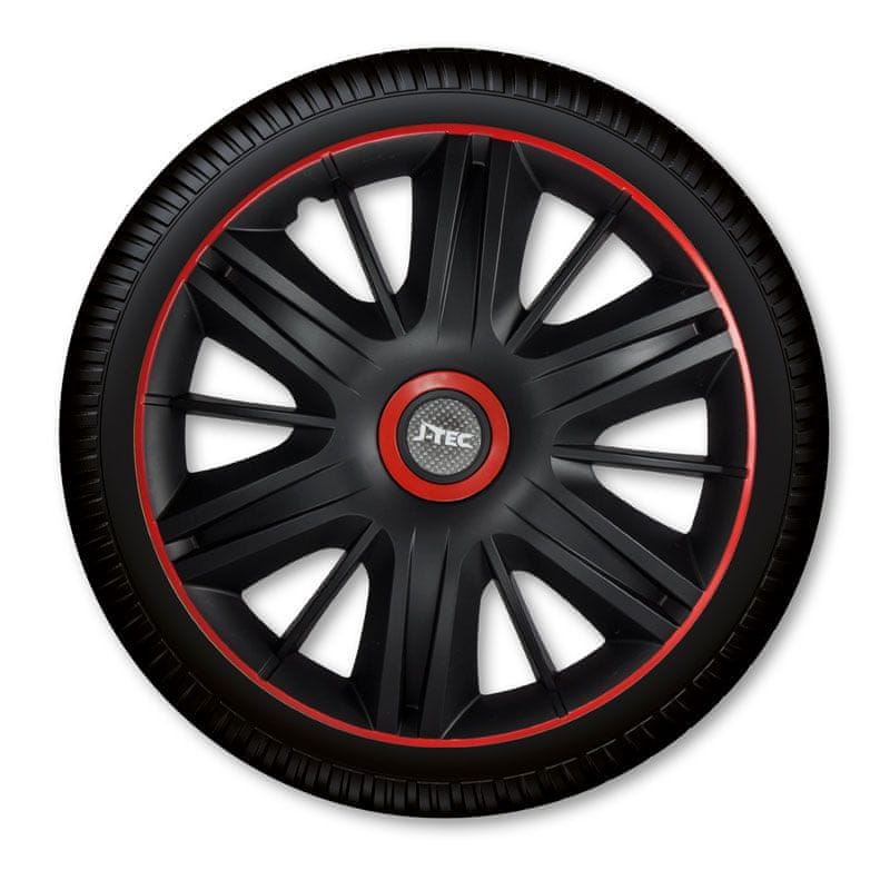 Диск r18 ZN 10 Спитц черно красные