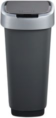 Rotho koš za odpadke Twist, 25 l, siv