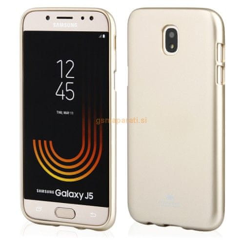 Goospery Jelly silikonski ovitek za Samsung Galaxy J3 2017 J330, zlata