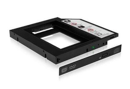 IcyBox adapter SSD/HDD v 12,7mm DVD slot, SATA