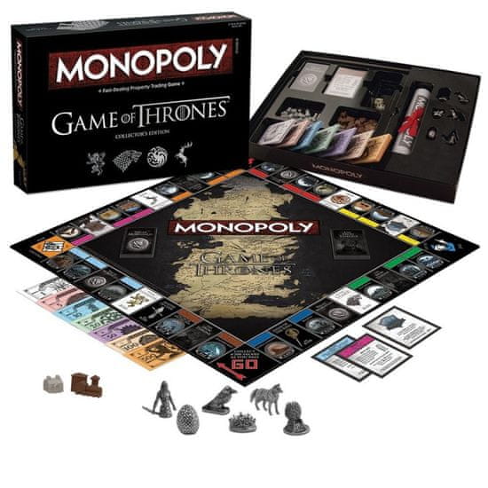 HASBRO Monopoly družabna igra Game of Thrones - Igra Prestolov