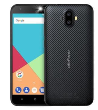 Ulefone mobilni telefon S7, črn
