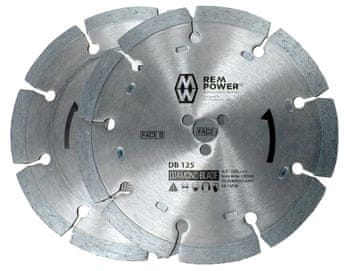 REM POWER list za krožno žago TBS 221 125 mm, 2 kosa